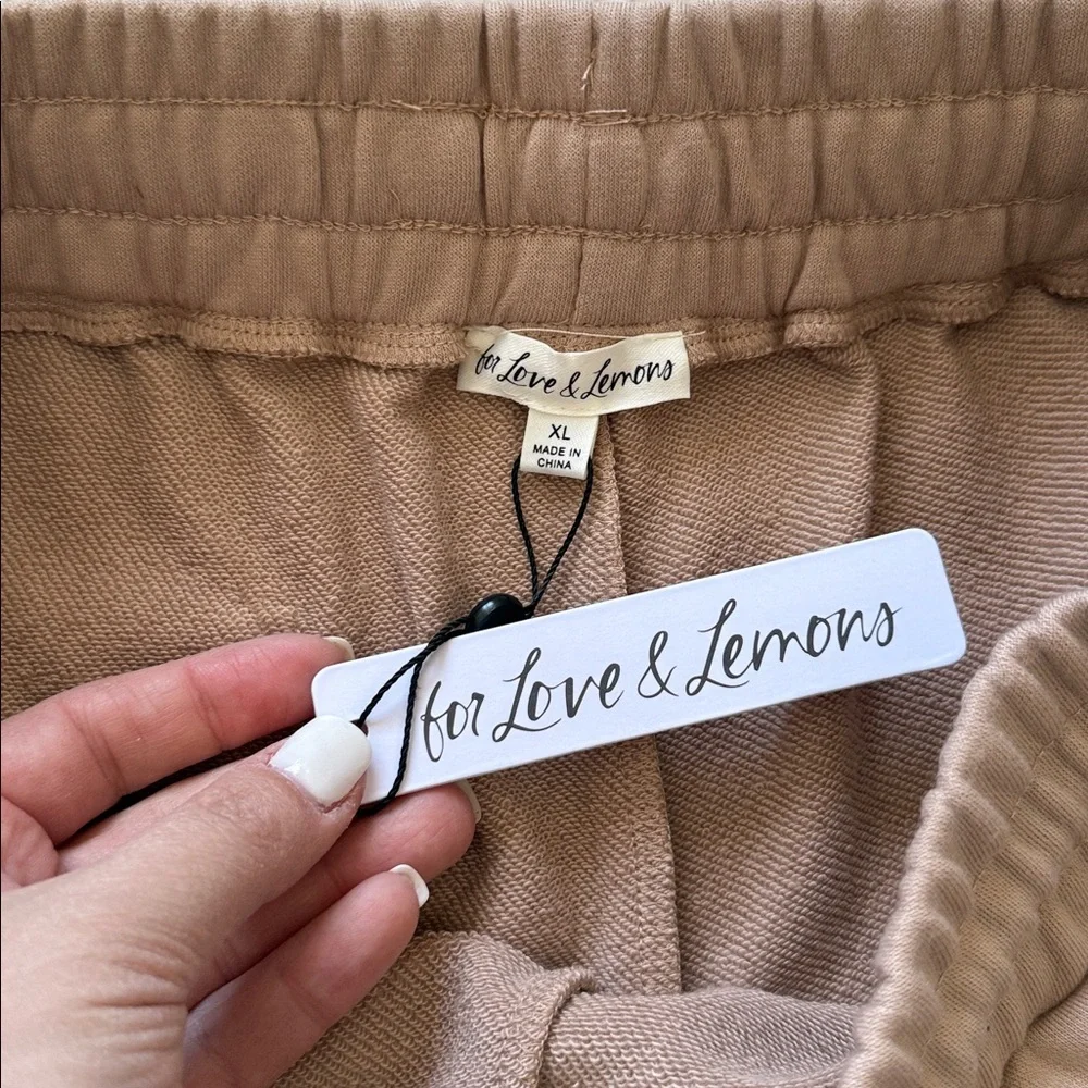 NEW- For Love and Lemons Tan Shorts